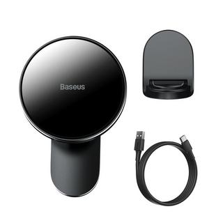 Baseus  WXJN-01 Ladegerät für Mobilgeräte Handy Schwarz USB Kabelloses Aufladen Auto 