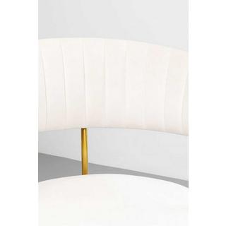 KARE Design Chaise pivotante Belle Velvet crème  