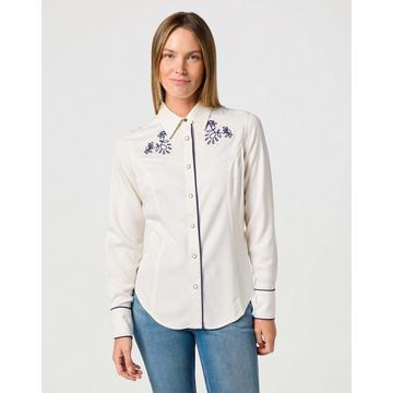 Langarmhemd Piped Western Shirt