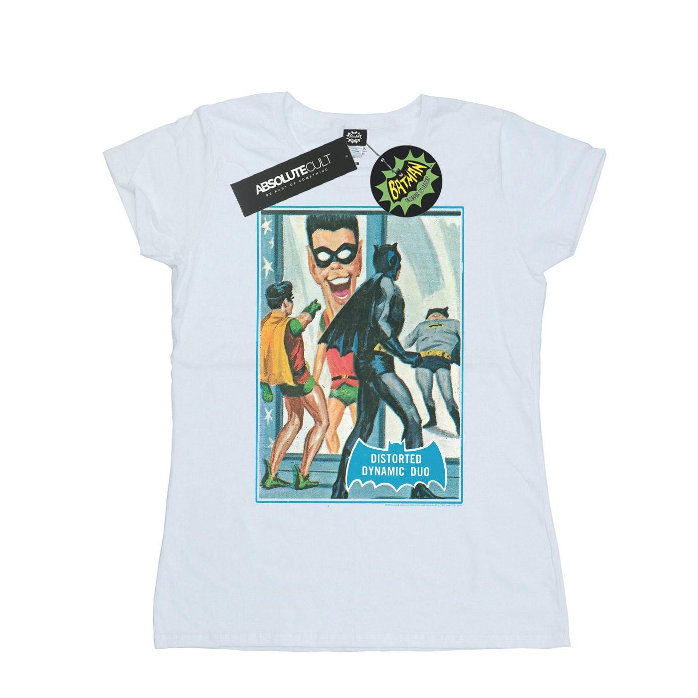 Image of Batman Tv Series Dynamic Duo Tshirt Damen Weiss XXL