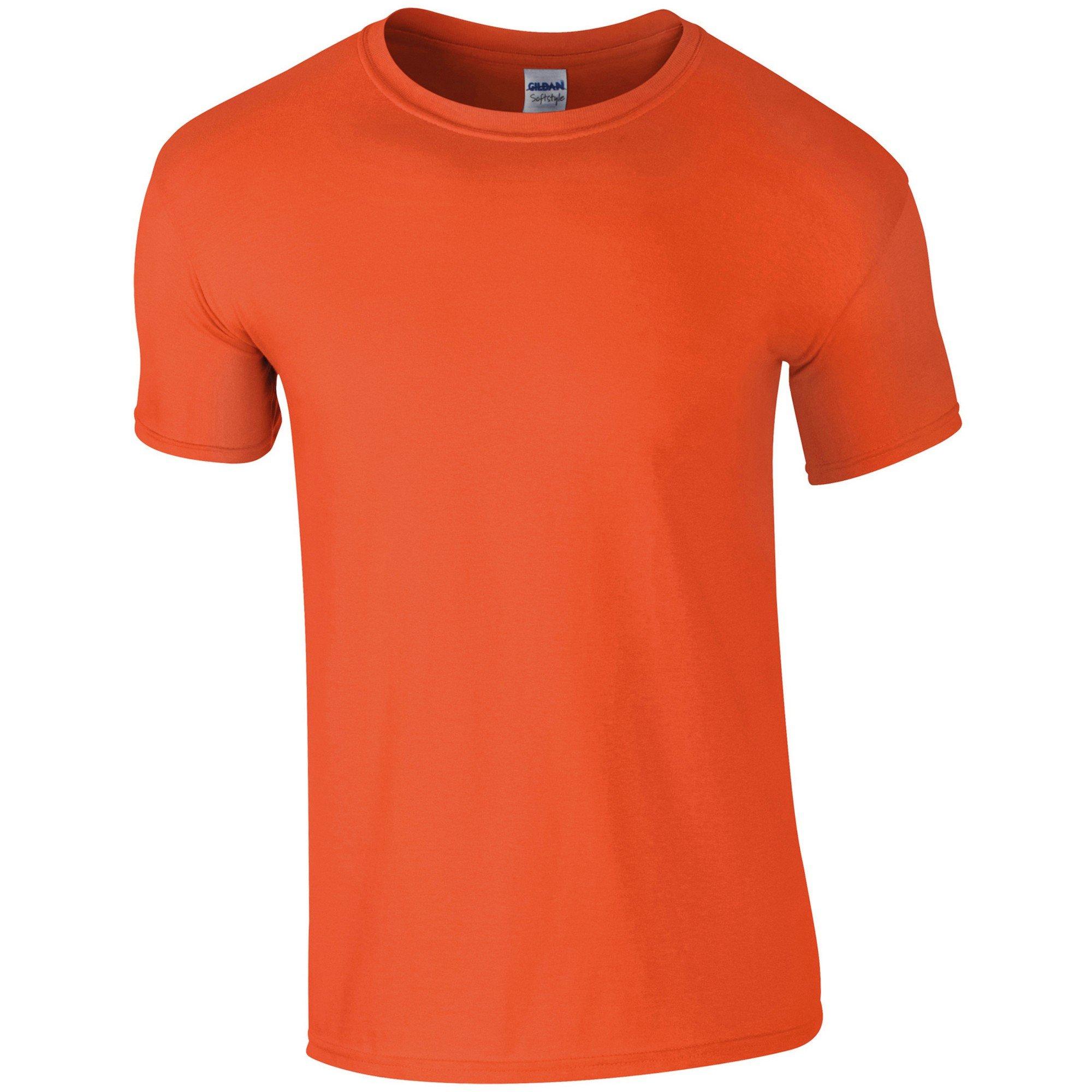 Image of Softstyle Tshirt, Kurzarm Herren Orange 4XL