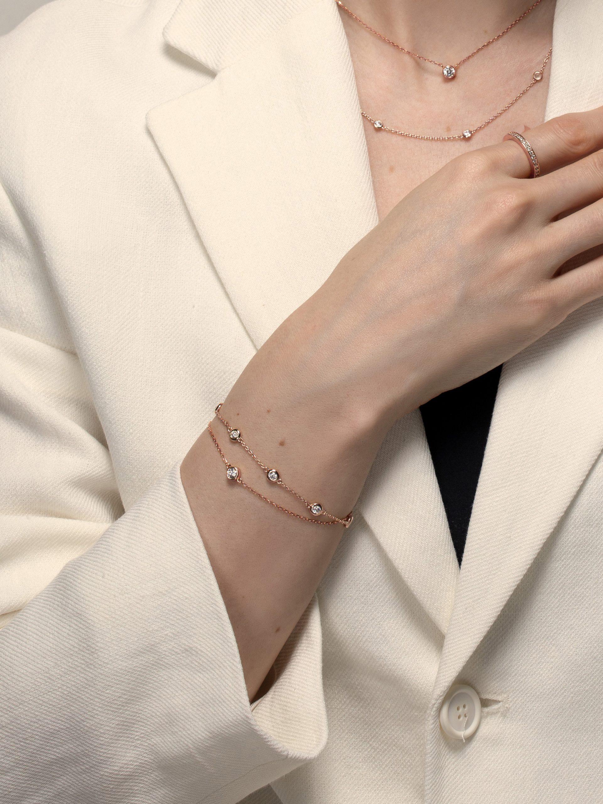 PHANTASYA  Armband mit Zirkonia 1617 Rhodiniert 