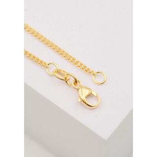 MUAU Schmuck  Collier gourmette or jaune 750, 1,7mm, 42cm 