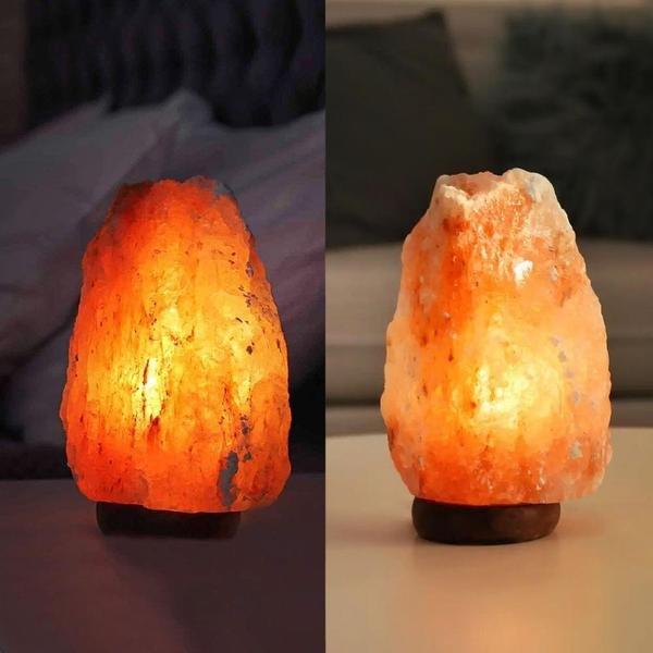 Mikamax Lampe faite à la main à partir de sel de l'Himalaya  