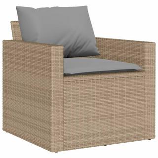 VidaXL set divano da giardino Polirattan  