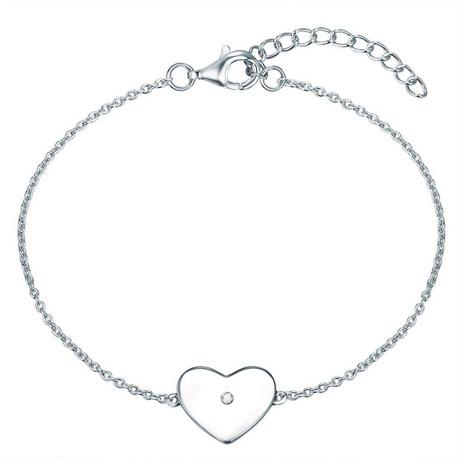 Lulu & Jane  Diamant-Armband Herz 