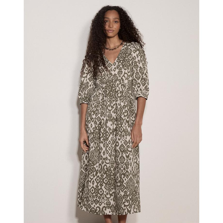 APRICOT Abito Midi Tapestry Ikat  