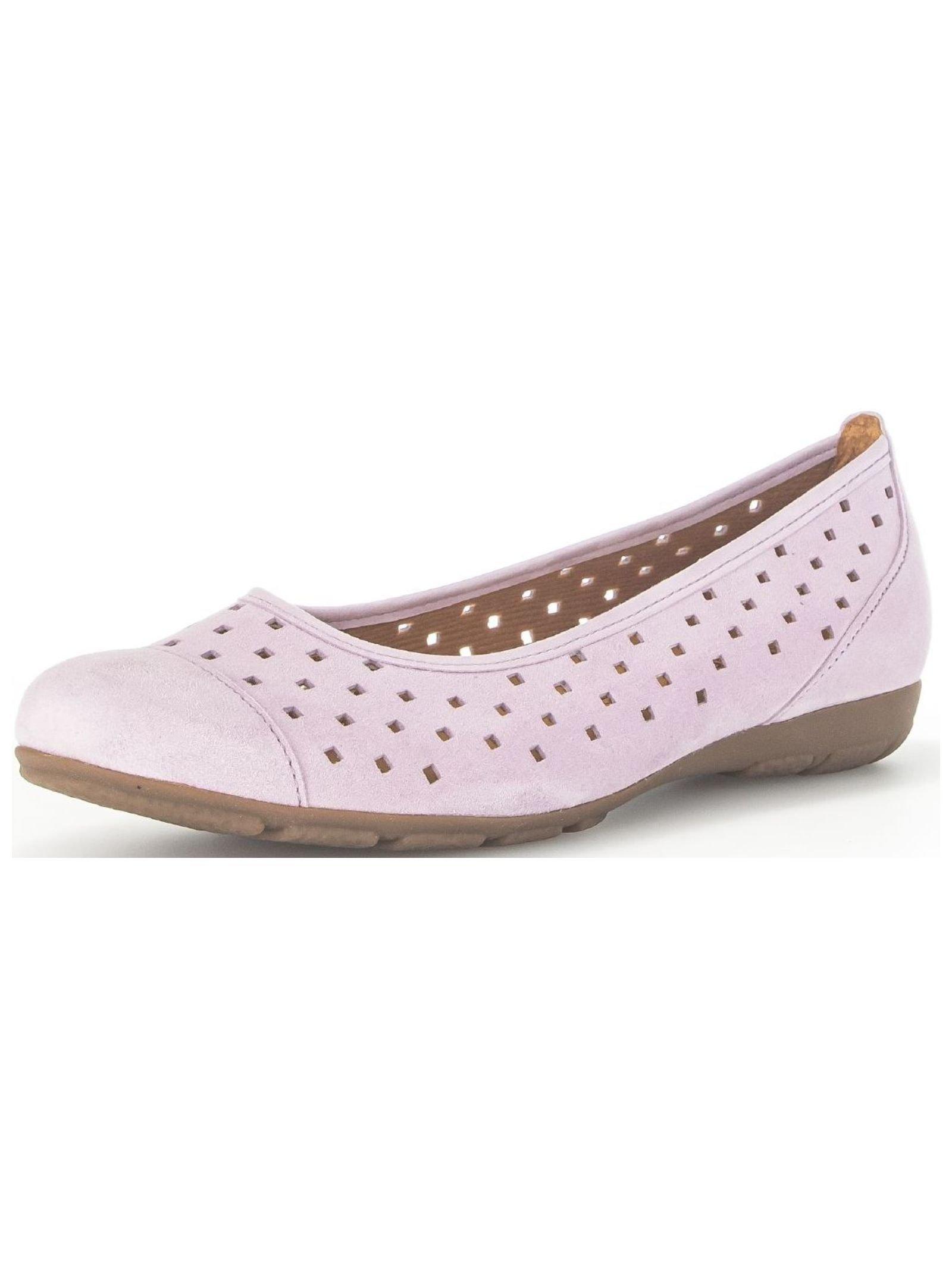Image of - Wildleder Ballerina Damen Rosa 37.5