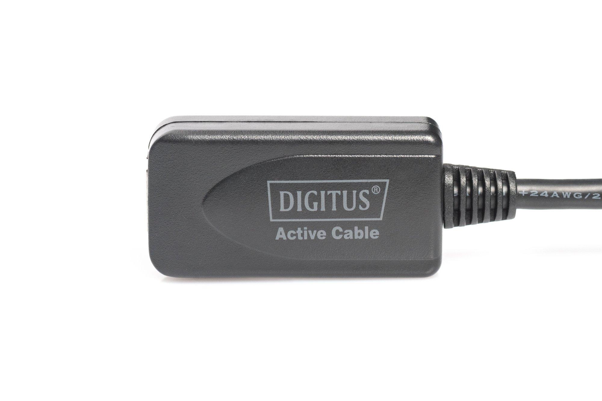 Digitus  USB 2.0 Aktives Verlängerungskabel 