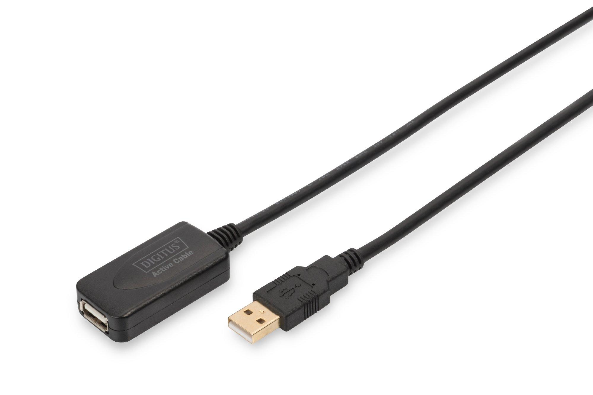 Digitus  USB 2.0 Aktives Verlängerungskabel 