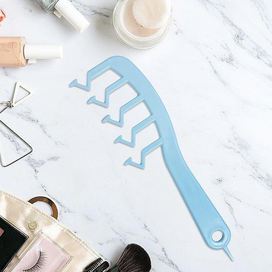 B2X  Peigne Bleu - zick zack -jambes 