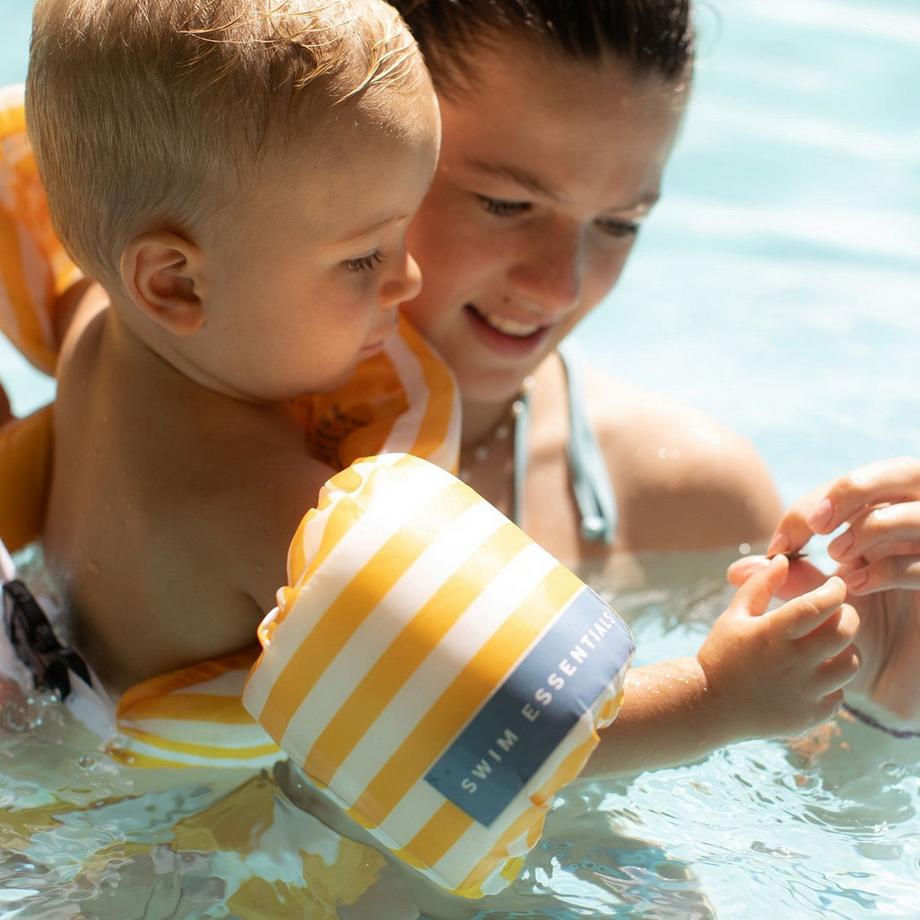 Swim Essentials  Puddle Jumper Yellow White Whale 