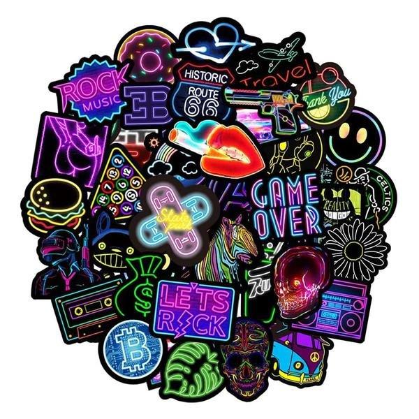 Image of Aufkleberpaket - Neon 3 Aufkleberpaket - Neon 3