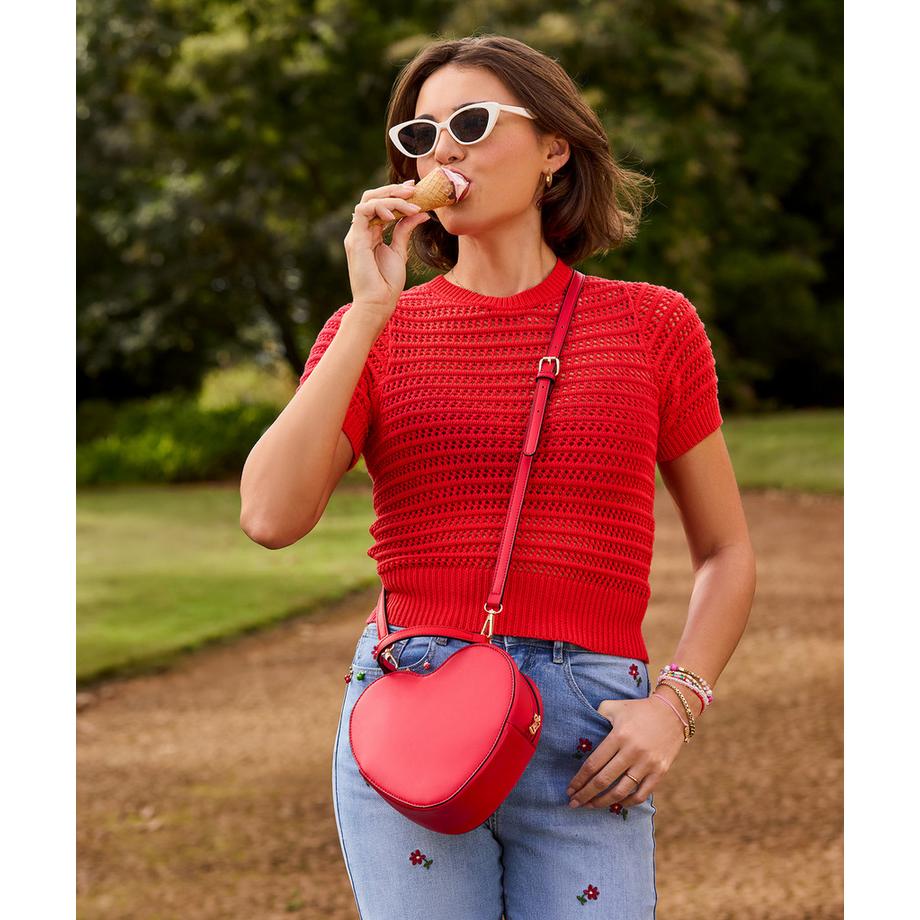 Joe Browns Borsa a mano a forma di cuore con tracolla regolabile  