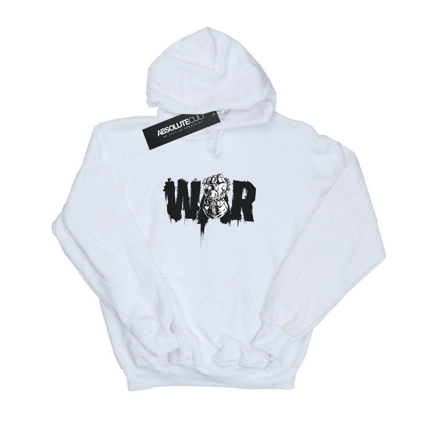 Image of Avengers Infinity War Fist Kapuzenpullover Herren Weiss 3XL