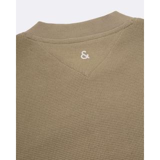 Colours & Sons  Sweatshirt Serafino-Waffle 