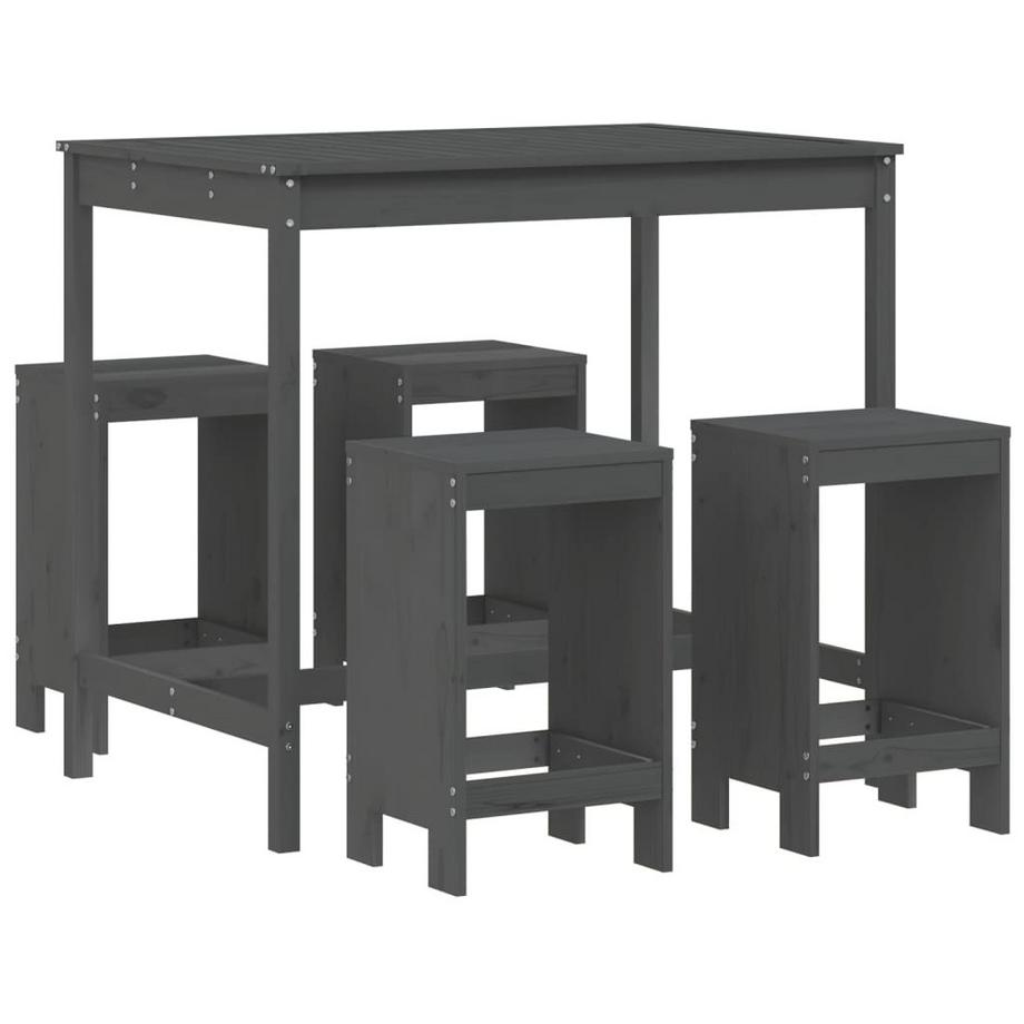 set da bar da giardino Legno di pino