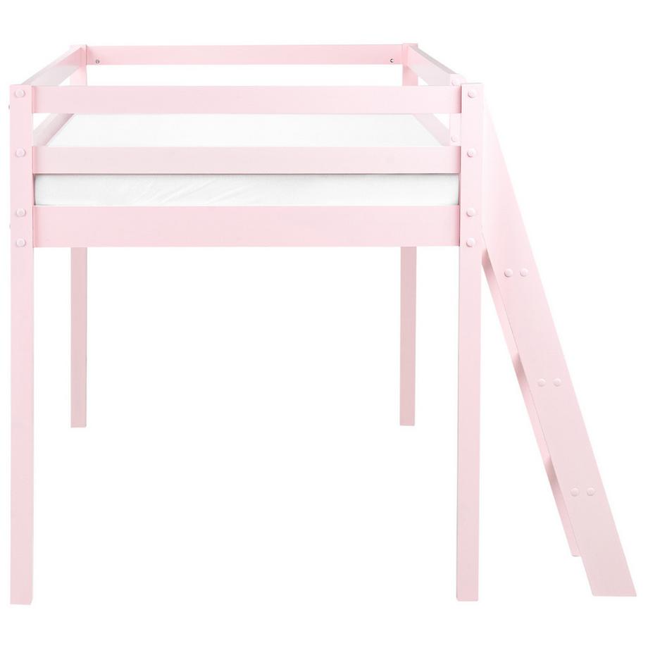 Beliani Lit à mit-hauteur en Bois de pin  ASCOUX  