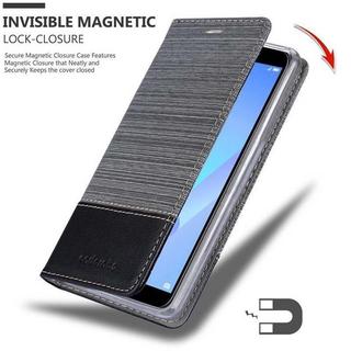 Cadorabo  Housse compatible avec Huawei Y6 PRIME - Coque de protection avec fermeture magnétique, fonction de support et compartiment pour carte 