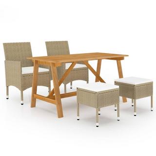 VidaXL Garten-essgruppe poly-rattan  