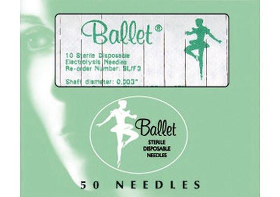 BALLET  Epilationsnadeln K3 unisoliert 50 Stk. 