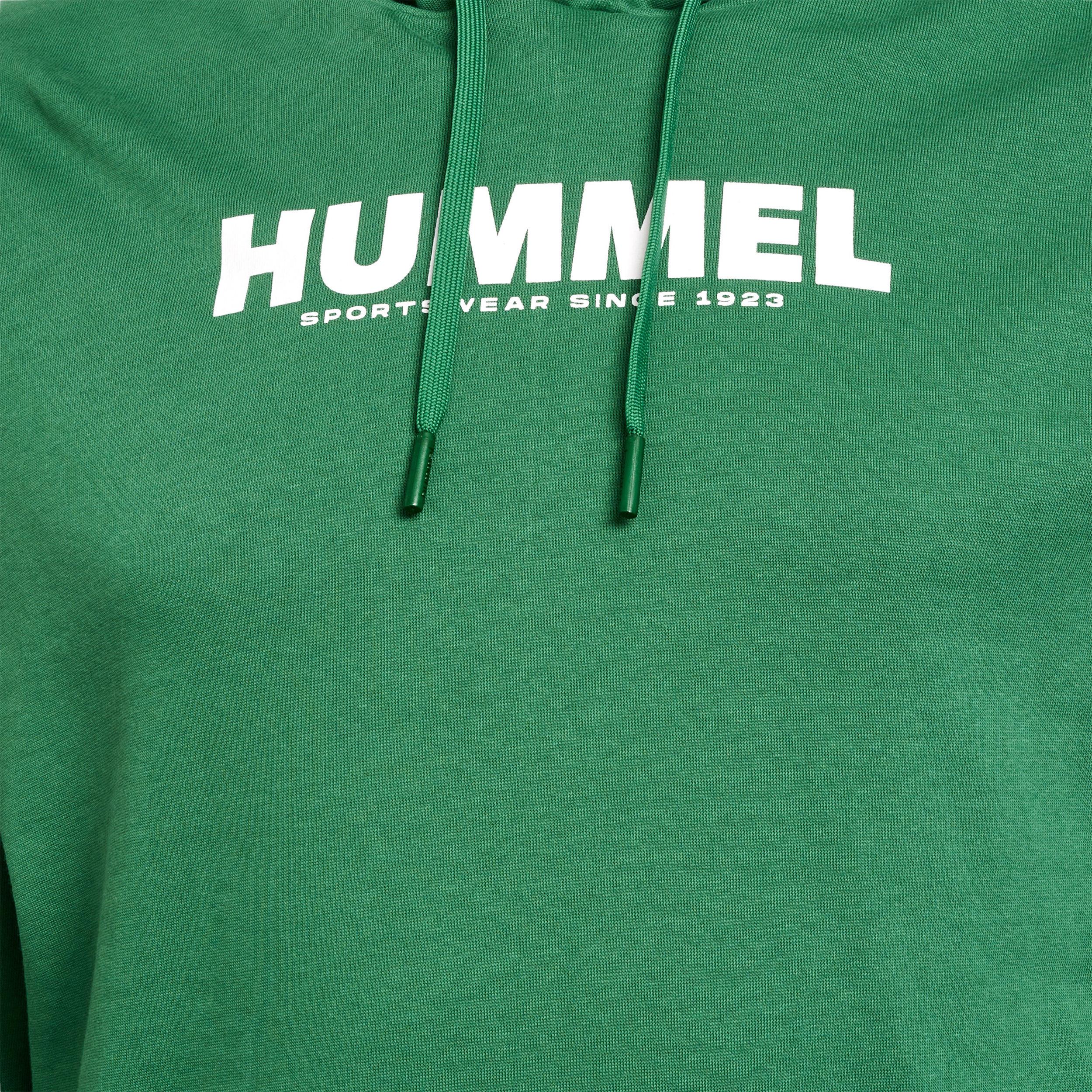 Hummel  felpa con cappuccio legacy logo plus 