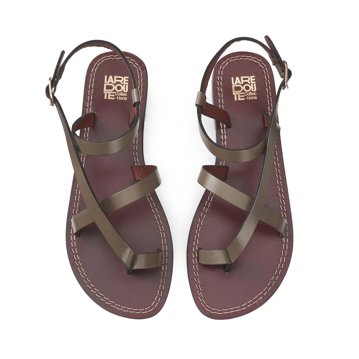 La Redoute Collections  Signature-Zehensandalen aus Leder 