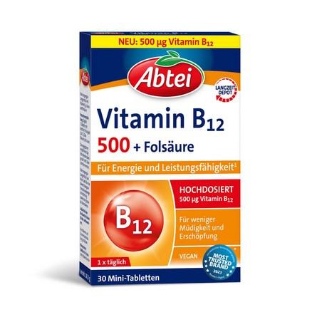 Abtei  Vitamin B12 Plus Folsäure 