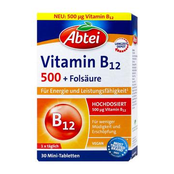 Vitamin B12 Plus Folsäure