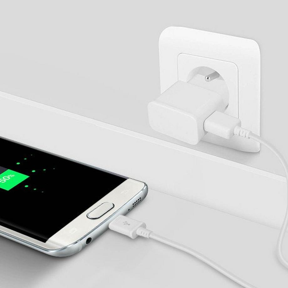 SAMSUNG  Original Samsung Micro-USB Kabel Weiß 