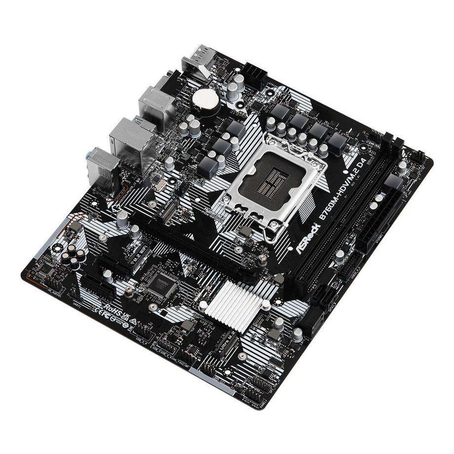 ASRock  B760M-HDV/M.2 D4 Intel B760 LGA 1700 micro ATX 
