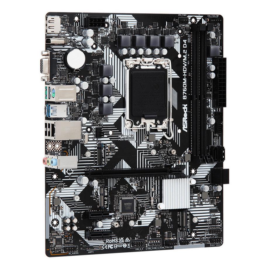 ASRock  B760M-HDV/M.2 D4 Intel B760 LGA 1700 micro ATX 