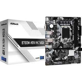 ASRock  B760M-HDV/M.2 D4 Intel B760 LGA 1700 micro ATX 