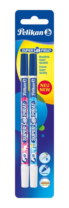 Pelikan Pelikan Super-Pirat F/B gomma per cancellare Multicolore 2 pz  