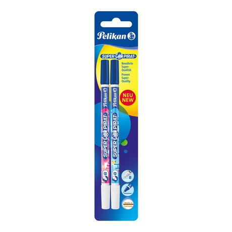 Pelikan PELIKAN Tintenlöscher Super Pirat B 850B/2/B 2 Stück, Blister  