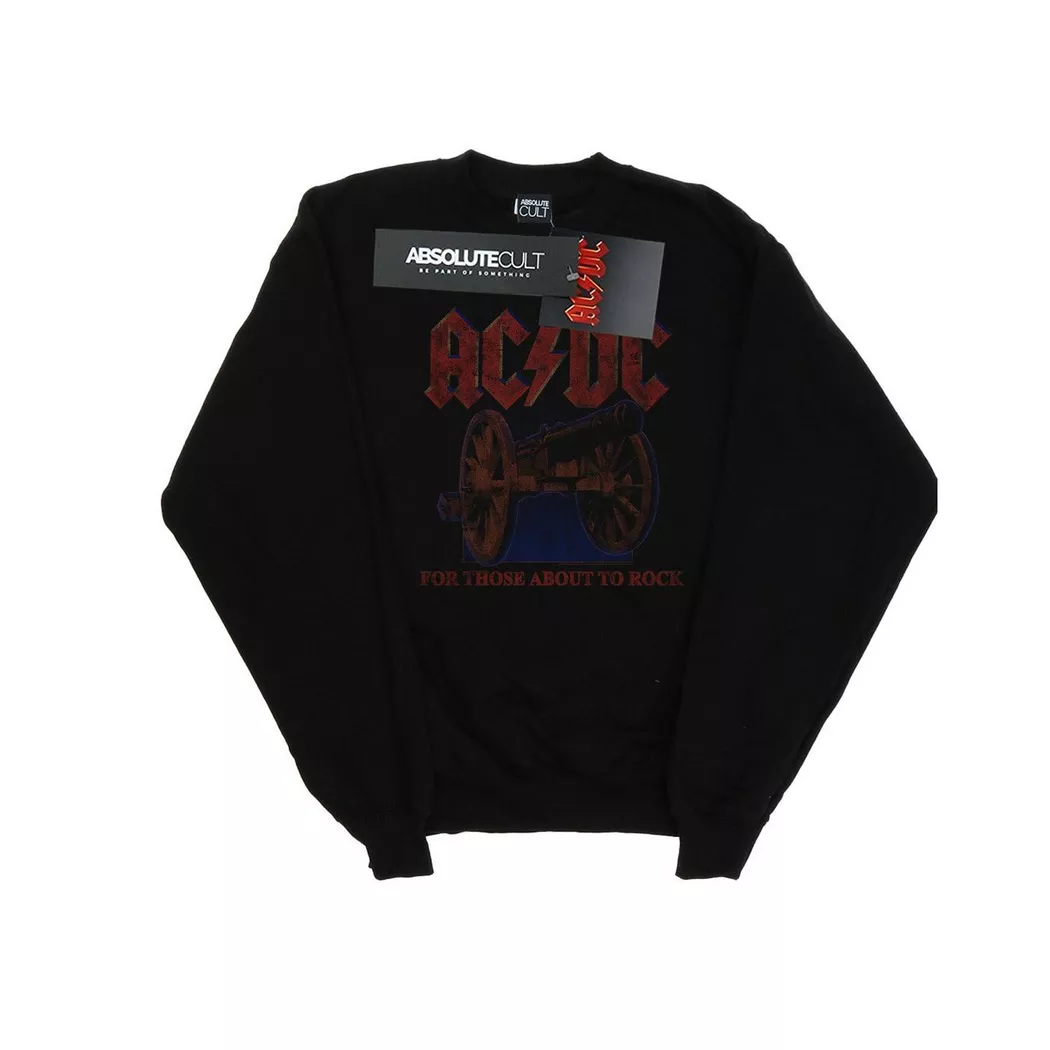 AC/DC - ACDC For Those About To Rock Sweatshirt, für Herren, Schwarz, Größe L
