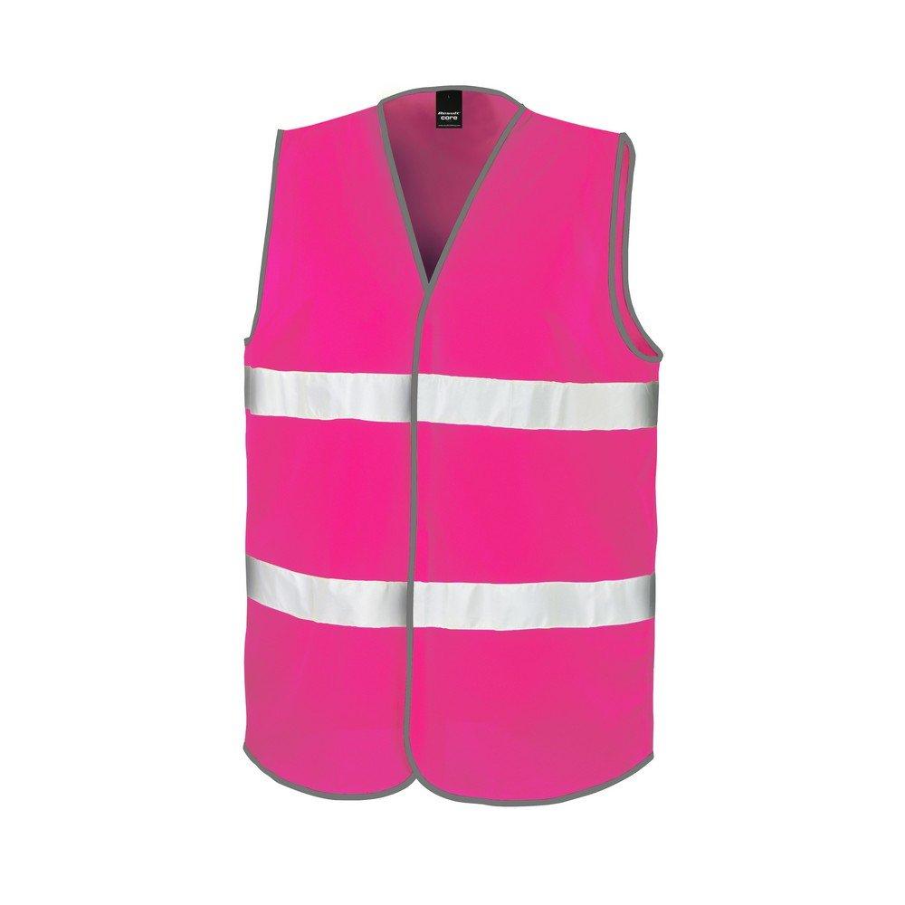 Image of Core Hi Vis Sicherheitsweste Unisex Pink XXL