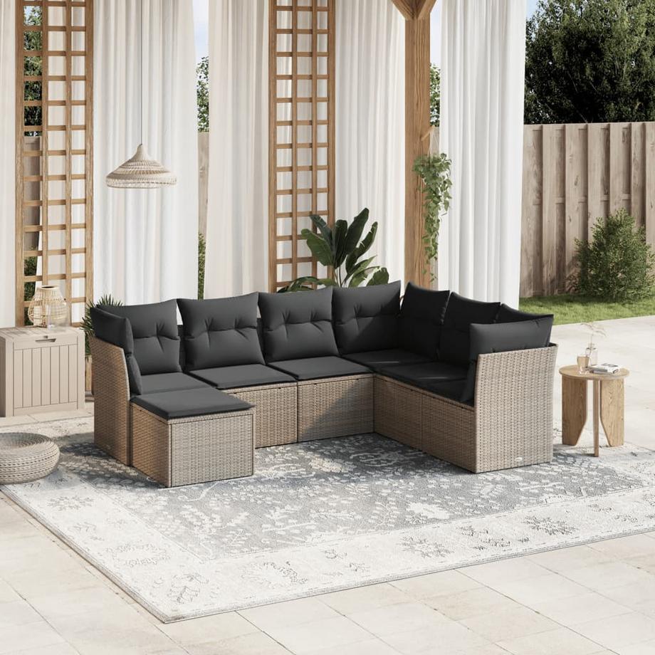 VidaXL Garten sofagarnitur poly-rattan  