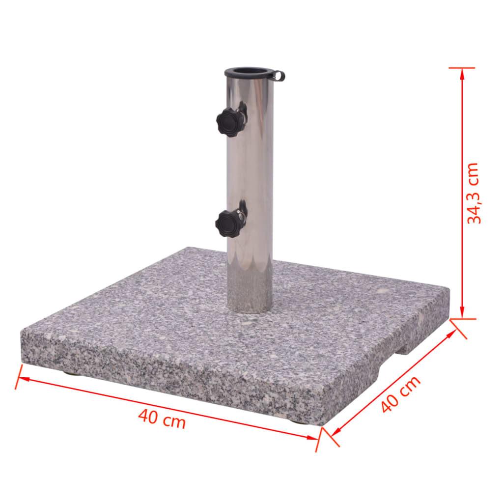 VidaXL Base de parasol granite  