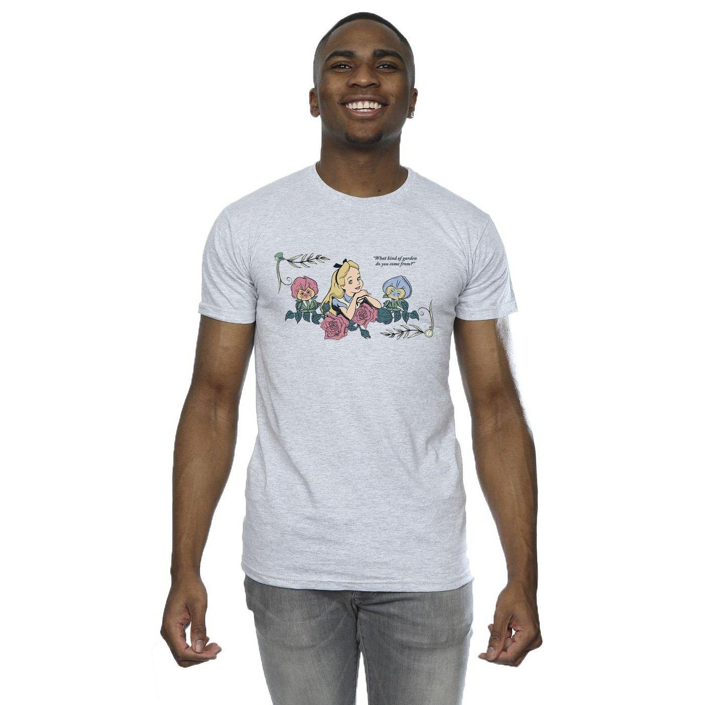 Disney  Tshirt ALICE IN WONDERLAND WHAT KIND OF GARDEN 