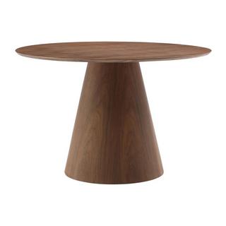 Vente-unique Tavolo da pranzo tondo 4 coperti in MDF Naturale scuro - ANTALIZA  