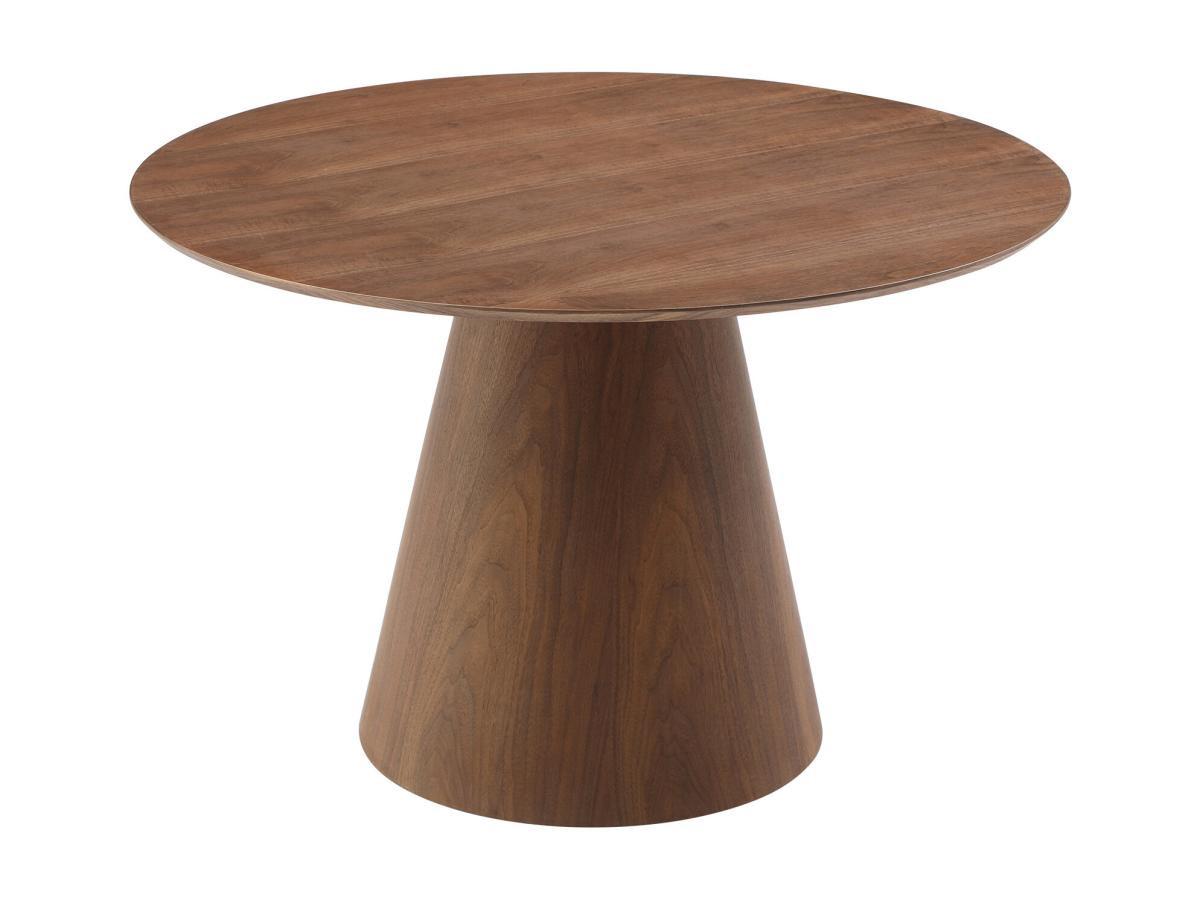 Vente-unique Tavolo da pranzo tondo 4 coperti in MDF Naturale scuro - ANTALIZA  