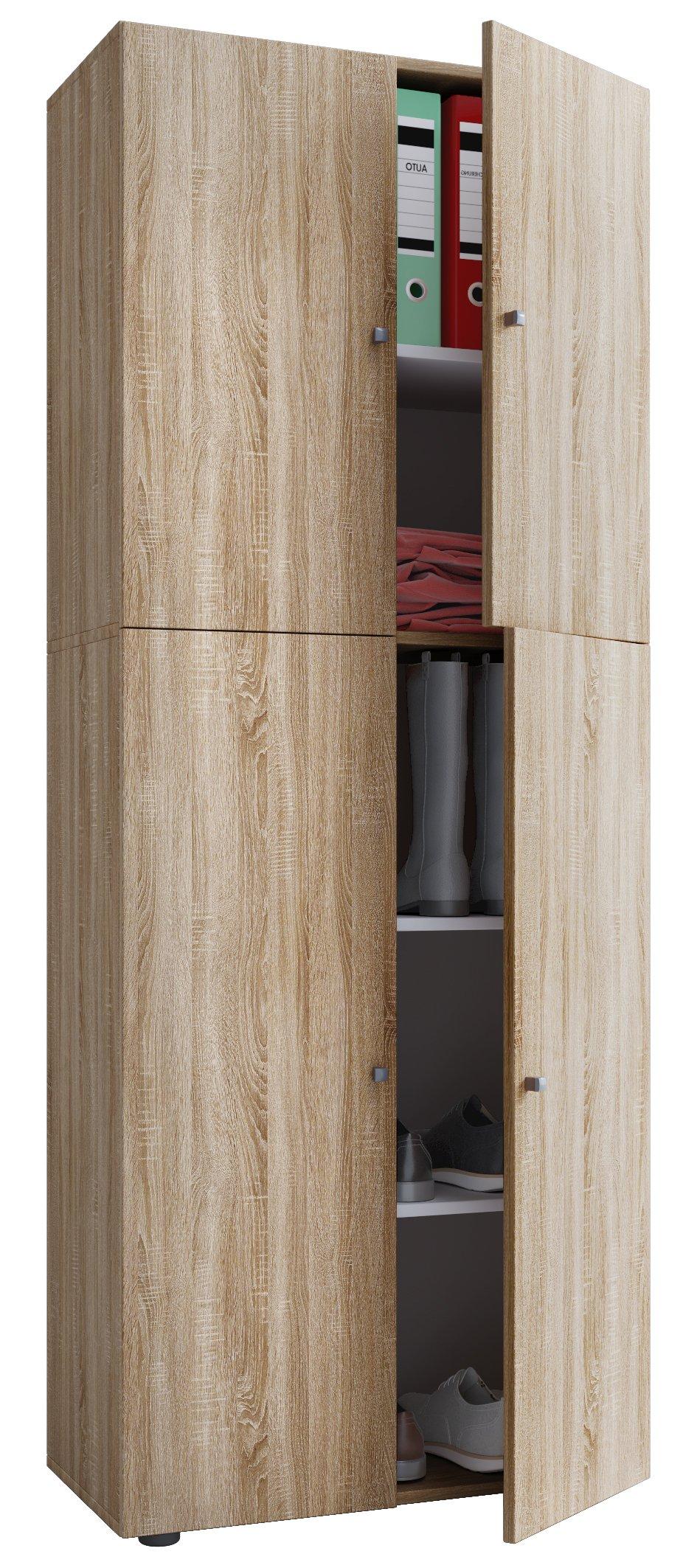 Image of Holz Kleiderschrank Jugendschrank Kinderschrank Schrank Lona Drehtüren Holz Kleiderschrank Jugendschrank Kinderschrank Schrank Lona Drehtüren