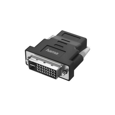 hama  Hama 00200338 Videokabel-Adapter DVI-D HDMI Schwarz 