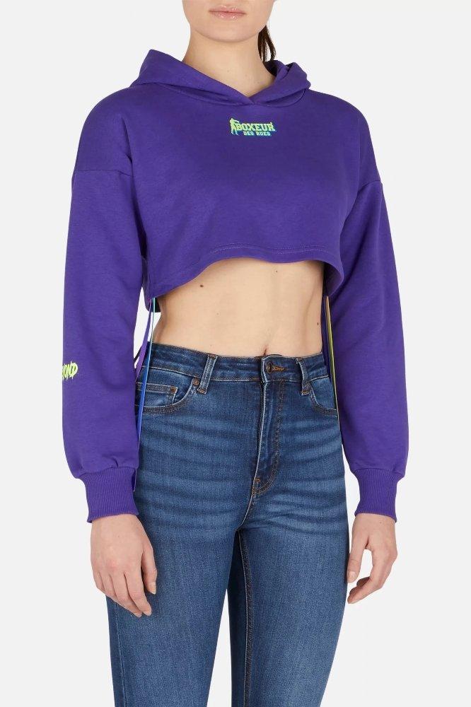Image of Kapuzenpullover Unisex Violett M