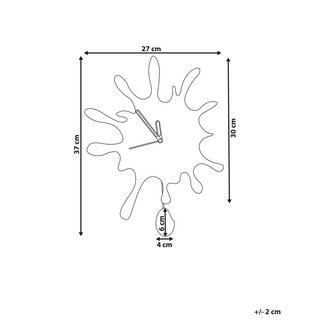 Beliani Wanduhr aus MDF-Platte Modern FULLY  