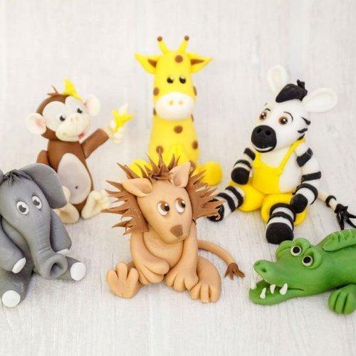 Image of Torten Modellierkurs - Tiere Aus Rollfondant Modellieren Unisex