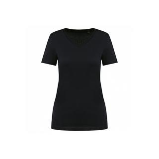 Kariban  suprima t-shirt mit v-ausschnitt damen 