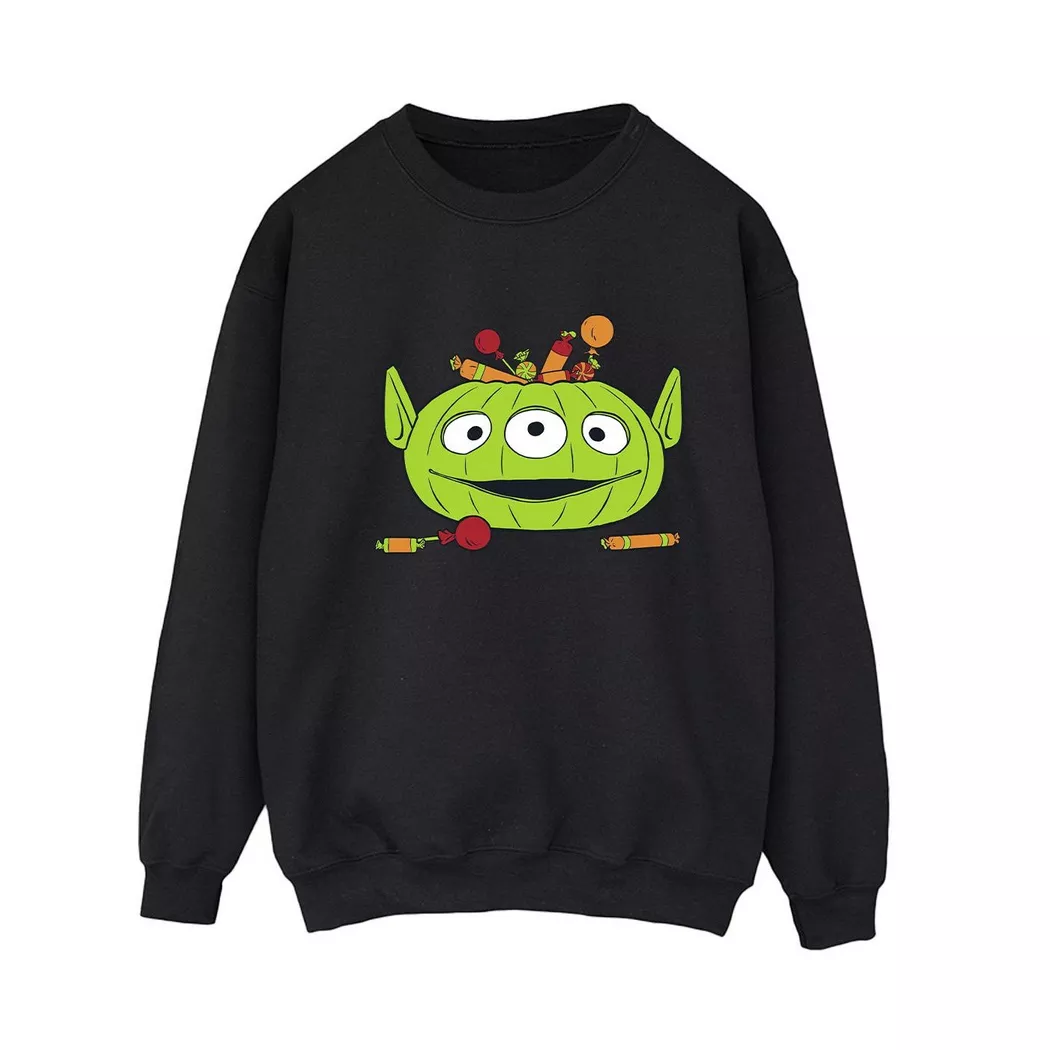 Toy Story - Alien Pumpkin Basket Sweatshirt Halloween, für Damen, Schwarz, Größe XXL