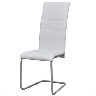 VidaXL Chaise de salle à manger cuir artificiel  